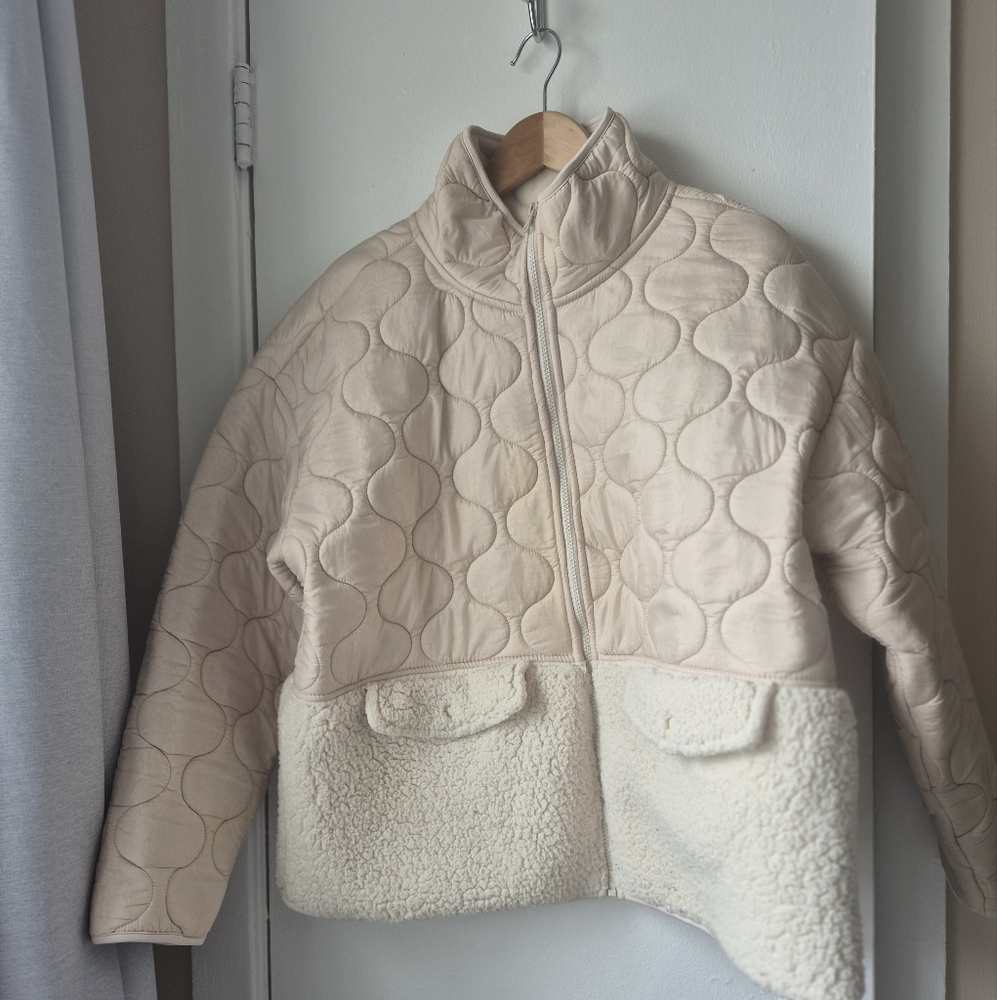 COPY - Cream Quilted Women's Jacket